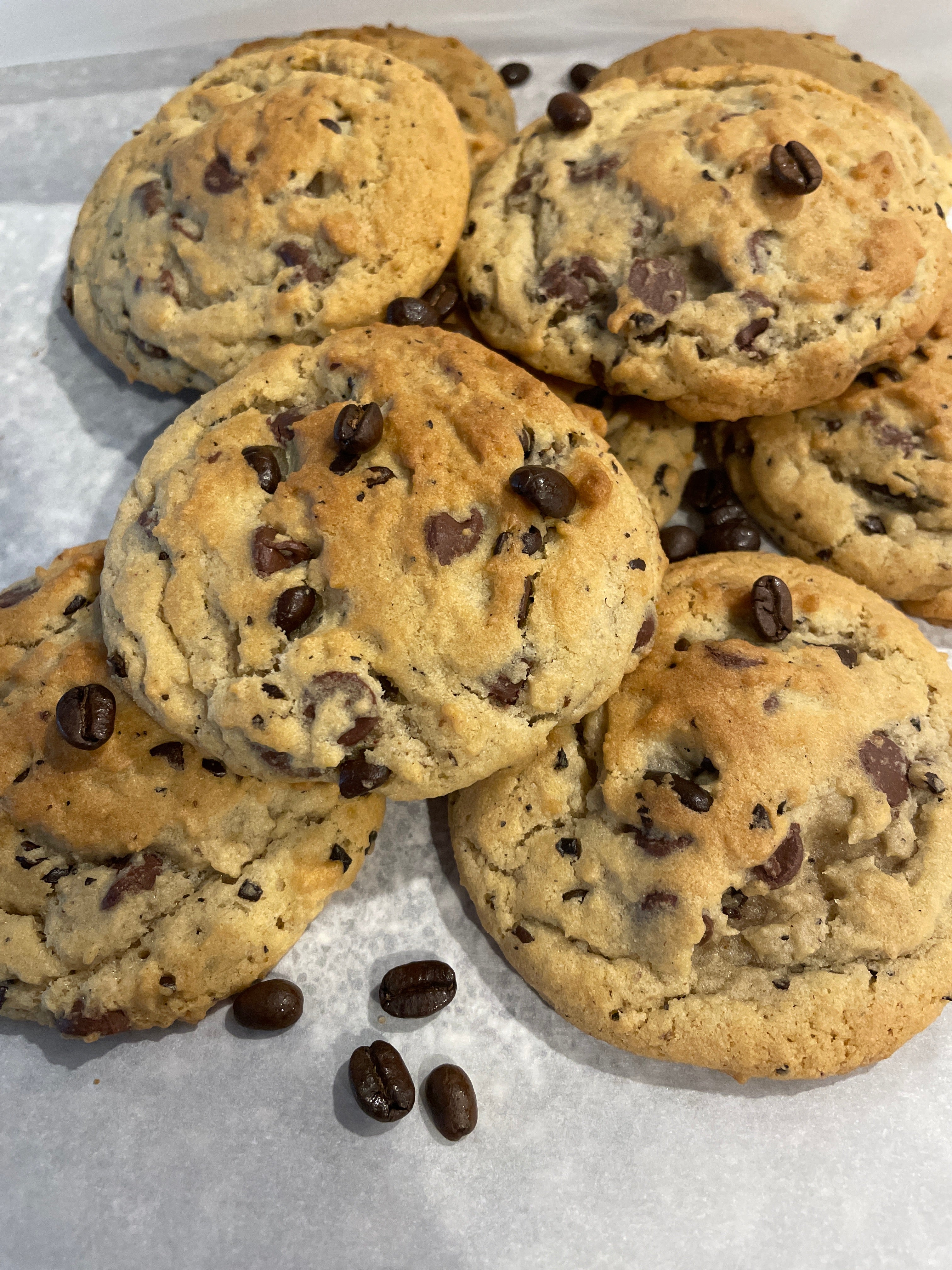 Espresso Chocolate Chip Cookie by the Half Dozen