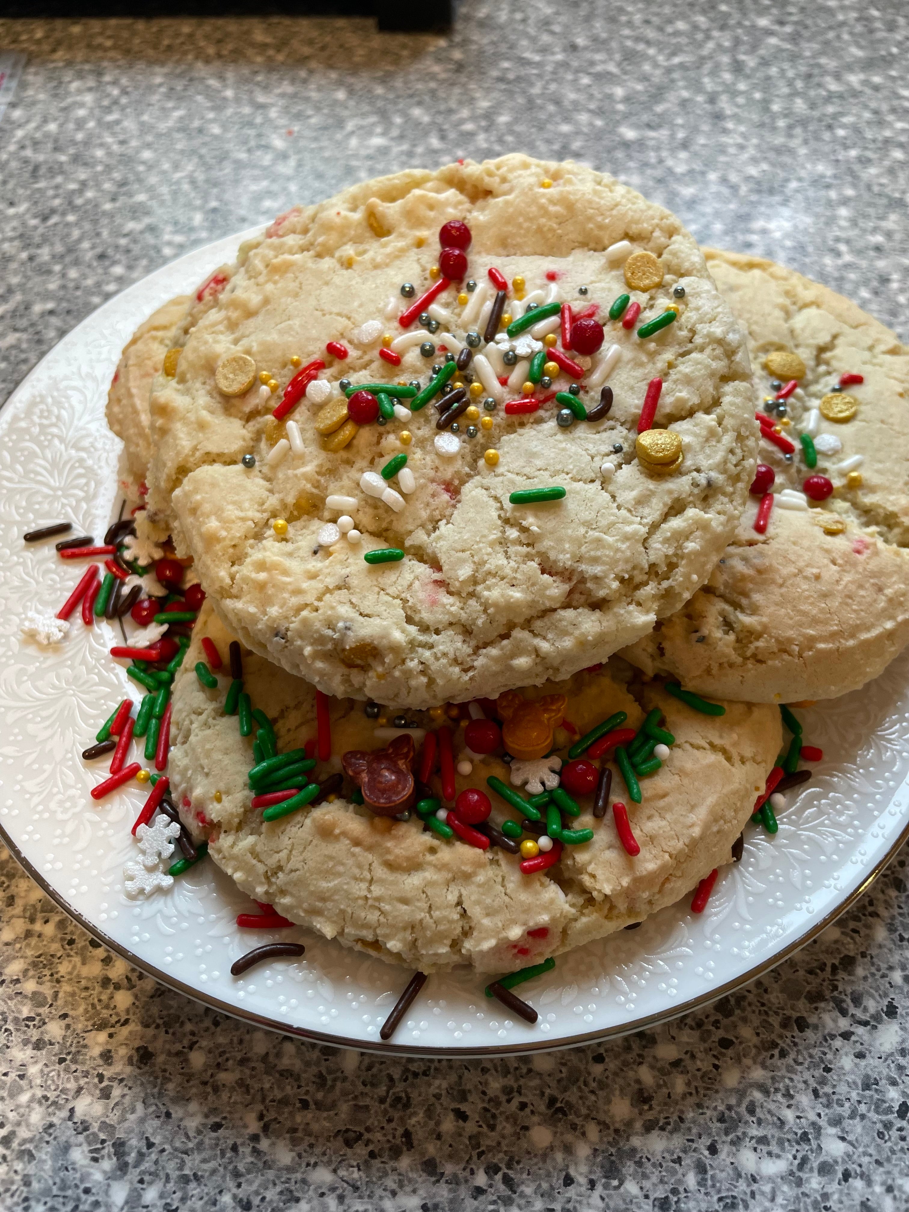 Sugar Cookies with or without Sprinkles by the Half Dozen